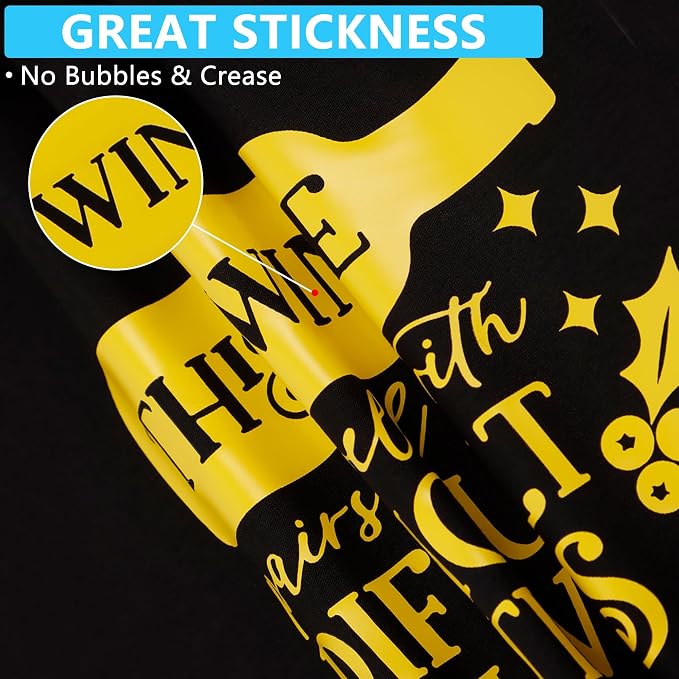 Guangyintong Yellow HTV Heat Transfer Vinyl Rolls