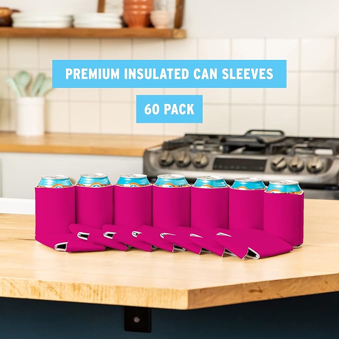 Blank Beer Can Cooler Sleeves Soft Insulated Beer Can Coolies