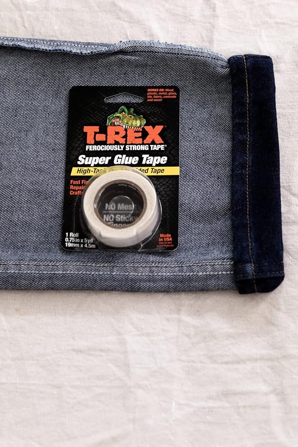 T-Rex Double Sided Super Glue Tape, 0.75" x 15 Yards