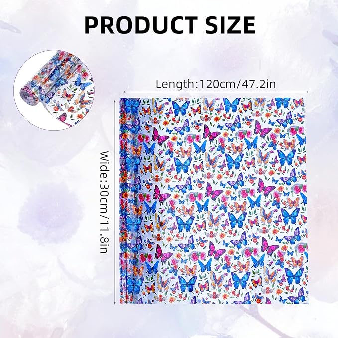Printed TPU Jelly Faux Leather Roll, 11.8 x 47.2 Inch Transparent Clear Jelly