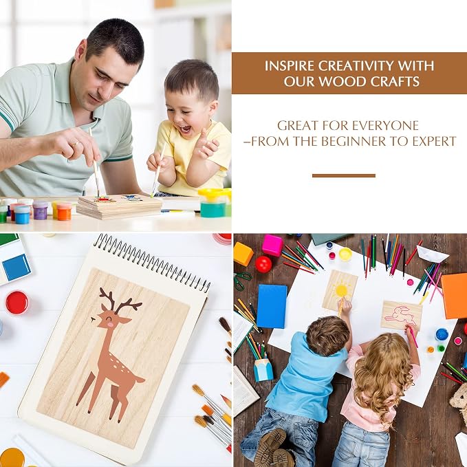 Qunclay 30 Pack 4 x 6 Inch Balsa Wood Sheets