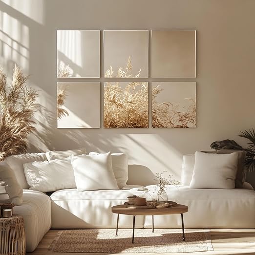 Silver Mirror Acrylic Sheets – 6 Pack, 12x16Inches, 1/8 Inch Thick, Reflective