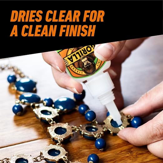 Gorilla Super Glue Gel XL, No‑Drip Control