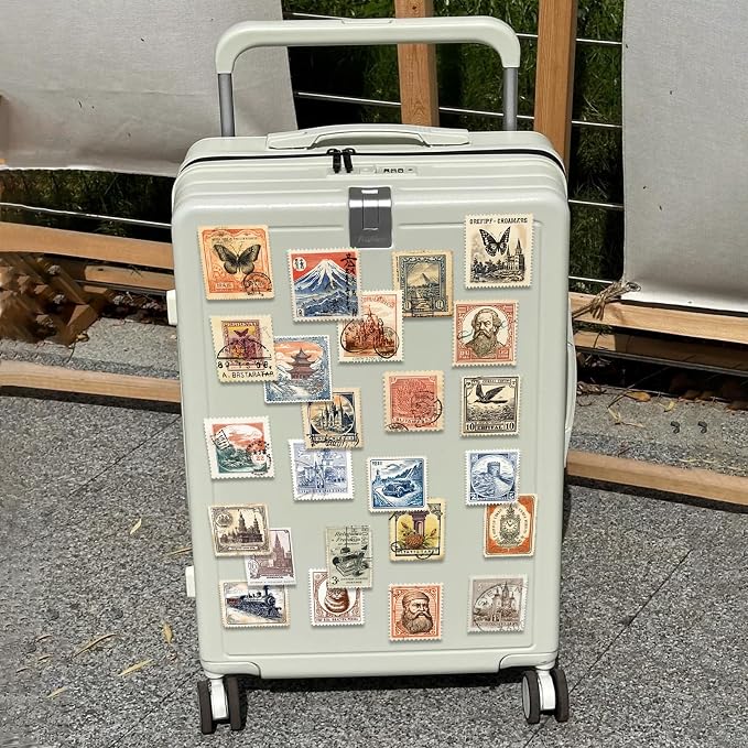 Vintage Scrapbook Stickers Set, Retro Stickers