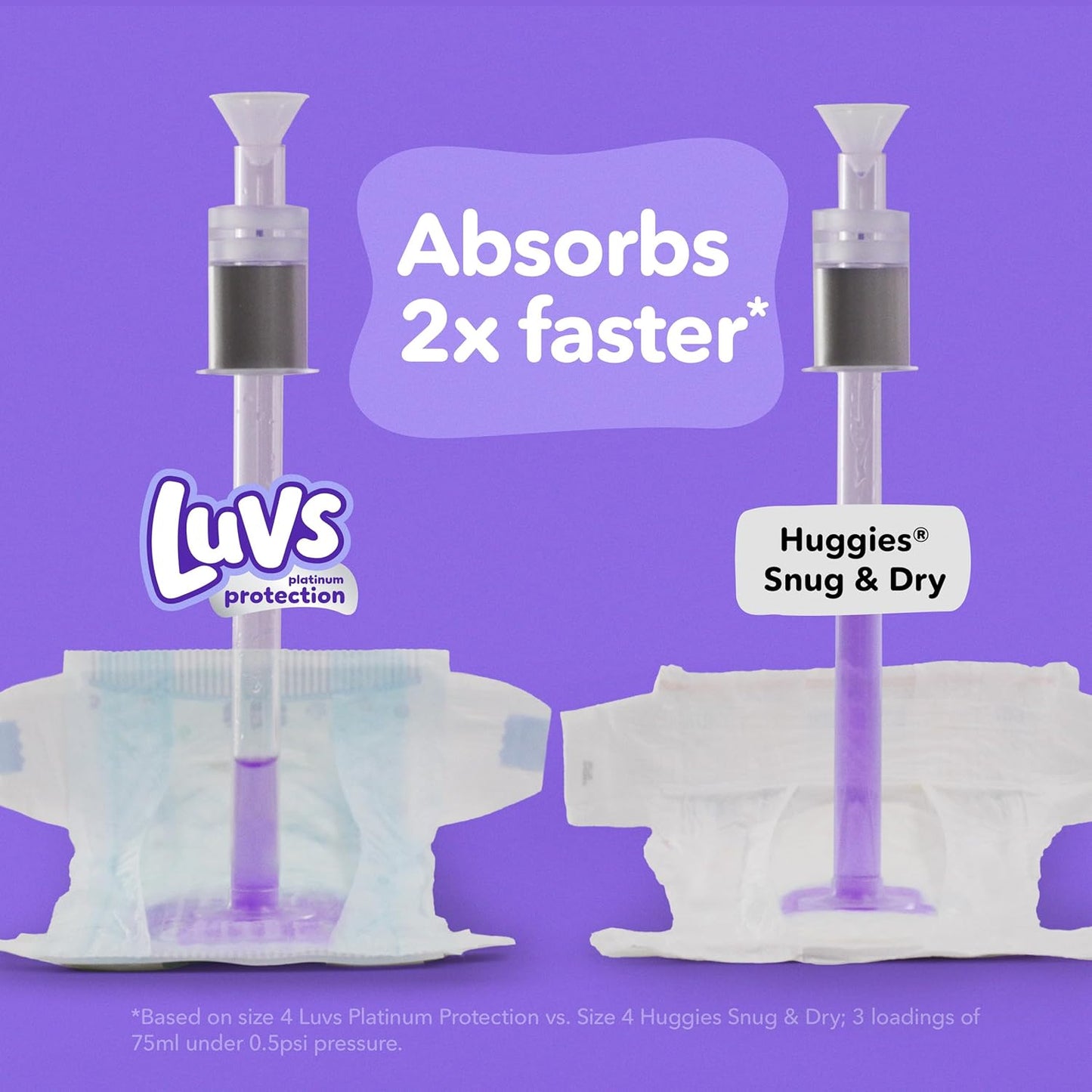 Luvs Diapers - Size 6, 144 Count, Bluey Platinum Protection Baby Diaper