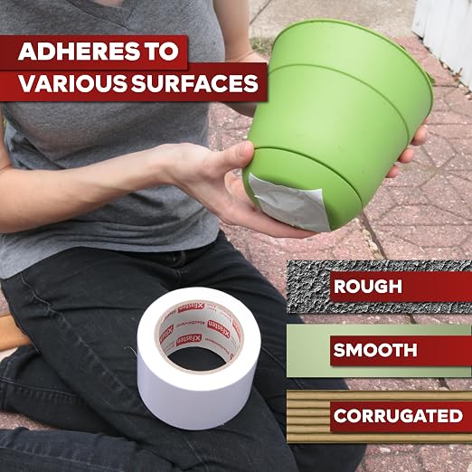 XFasten Double Sided Tape, Removable and Residue-Free, 2-Inch x 30 Yards