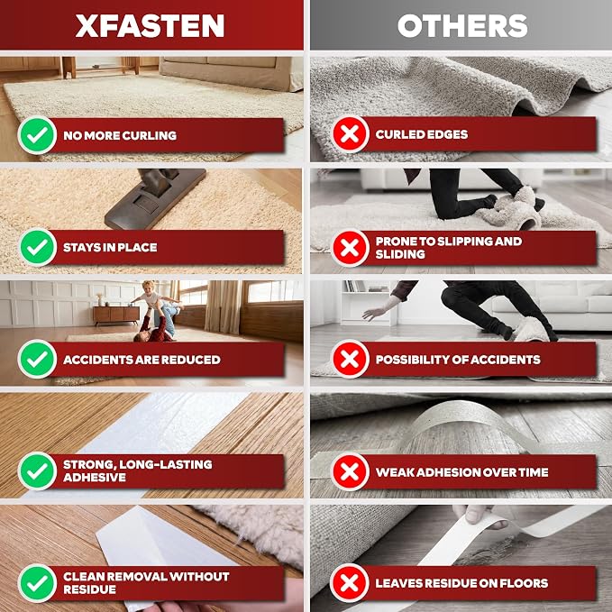XFasten Double-Sided Carpet Tape