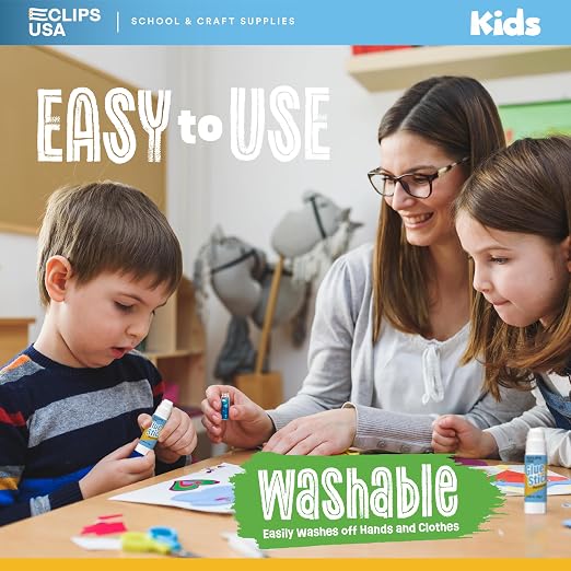Glue Sticks Bulk, Washable Glue Sticks