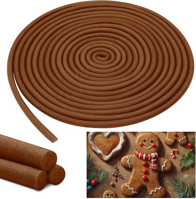 Frienda 5/8 Inch x 40 Ft Brown Foam Noodles