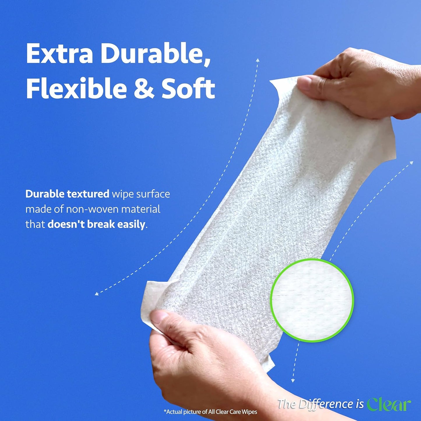 Baby Wipes, Unscented Wet Wipes for Sensitive Skin, Large Soft Durable & 99% Water, Gentle & Hypoallergenic for Babies & Adults, Vitamin E and Aloe, Flip Top Lid, 3 Pack (240 Wipes)