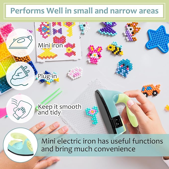 Honoson Mini Craft Iron Mini Heat Press Small Iron 3.93 x 2.36 x 2.76 In