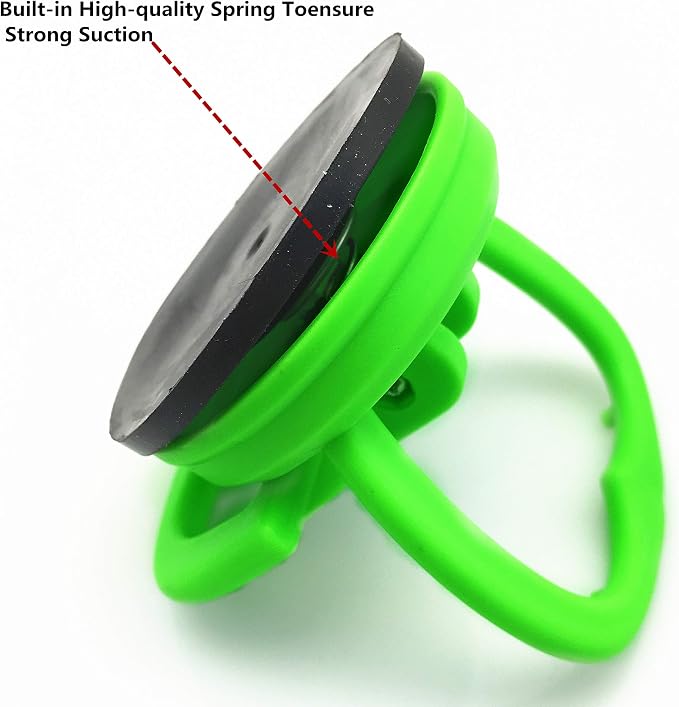 2 Pcs Heavy Duty Suction Cups Ruler Handle