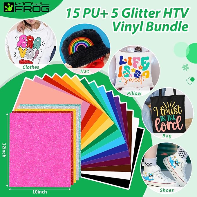VINYL FROG 60PCS Accessories Bundle