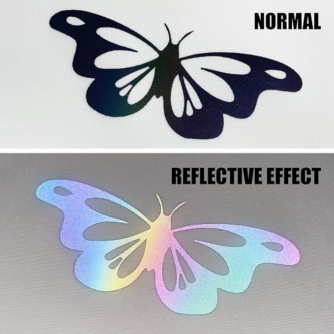 Rainow Reflective Heat Transfer Vinyl 12" x 8 ft HTV