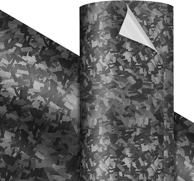 VViViD Premium Ghost Metal Forged Dark Grey Craft Vinyl Roll 1ft x 5ft –