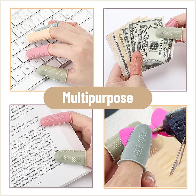 Mr. Pen- Hot Glue Gun Finger Protectors, Rubber Fingers Tips, Rubber Finger