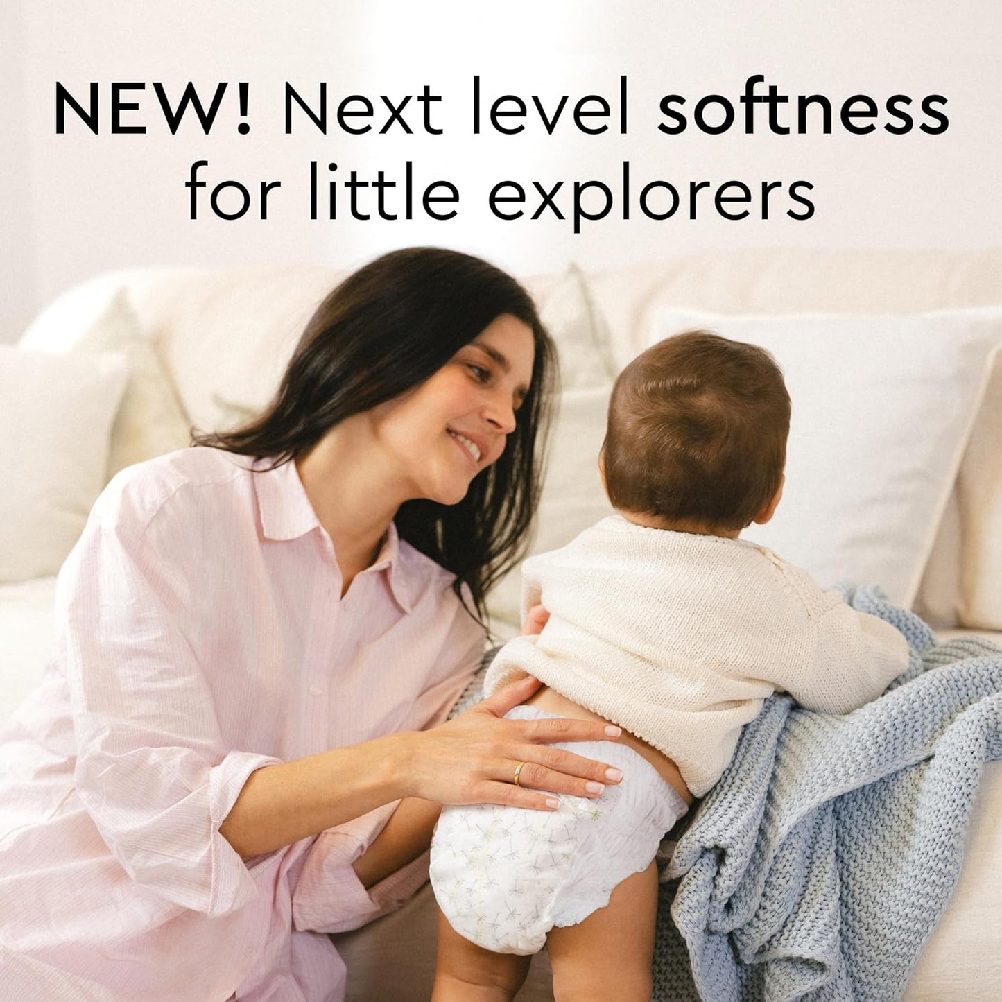 LILLYDOO Diaper Pants Toddlers - Size 6 (29+ lbs), Half-Monthly Supply (57 Count), Skin-Friendly, Ultrasoft, Chlorine-Free, Snug Fit & Absorbent Pull On Diapers