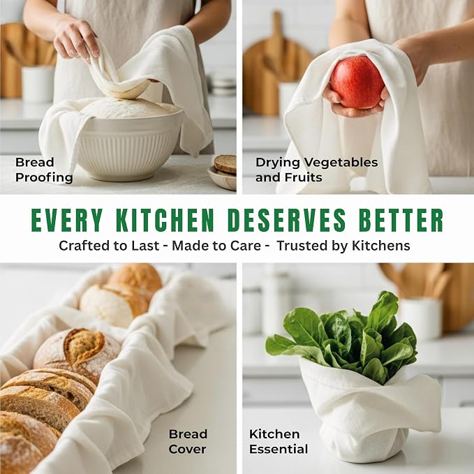 Flour Sack Towels | Tea Towel for Crafts| Kitchen Dish Cotton Blank Towel for