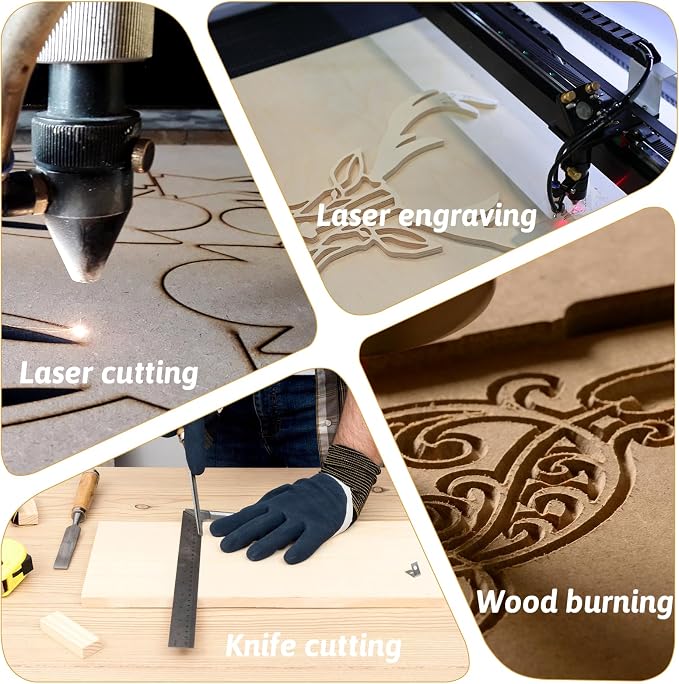 12PCS Balsa Wood Sheet, 2mm 4x8in and 4x4in Thin Unfinished Wood Boards Plywood