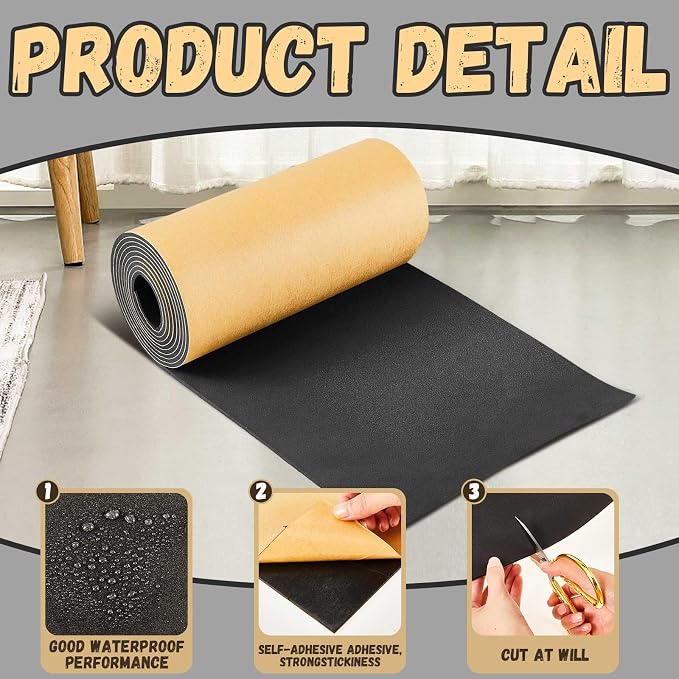 Pangda 1 Piece 78 x 16 x 2/5 Inches Extra Large Marine Foam Roll Closed Cell