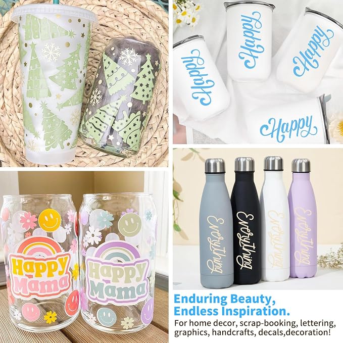 TECKWRAP Permanent Vinyl Boho, 5 Rolls
