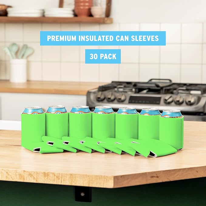 Blank Beer Can Coolers Sleeves Soft Insulated Beer Can Coolies