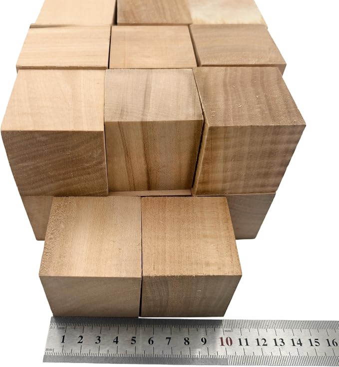 20PCS Basswood Carving Blocks, Whittling Wood Carving Kit, Unfinished Wooden