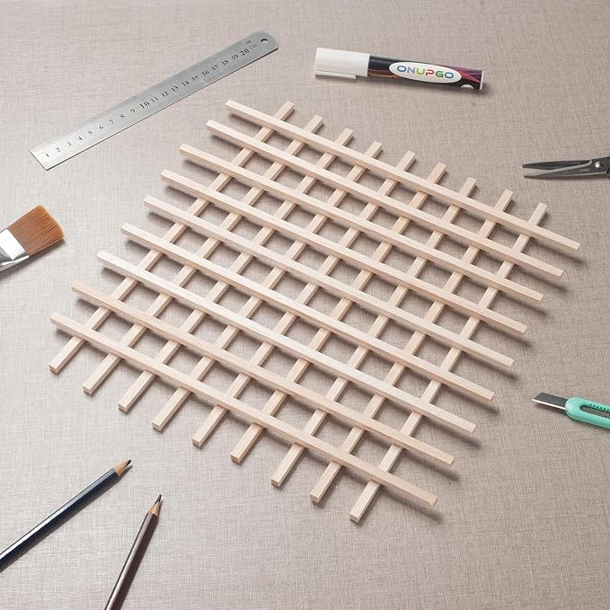 Square Wooden Dowel Rods, Balsa Wood Sticks, Balsa Wood Strips