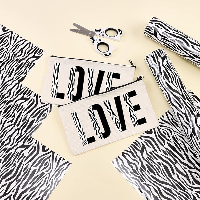 Tintnut Black Zebra Heat Transfer Vinyl, 6 Sheets 12" x 10" Iron on Vinyl |