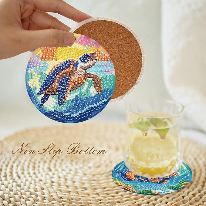 Axquilon Diamond Art Coasters Kit