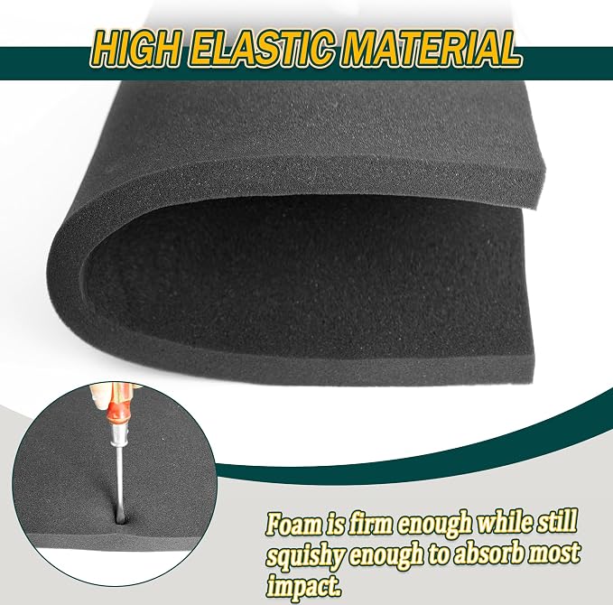 Polyurethane Foam Pads for Packing Foam Sheets Black Cuttable High Density