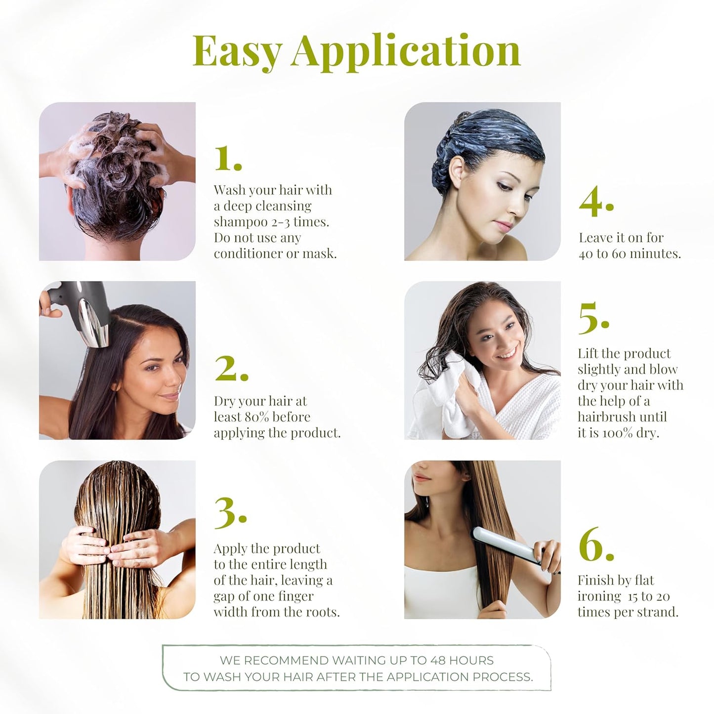 Expert Hair Bio Protein Straightening & Smoothing Kit – Protein Keratin straightening + Gold Repair Mask for Ultimate Hair Transformation – Straight, Silky, Moisturized Hair