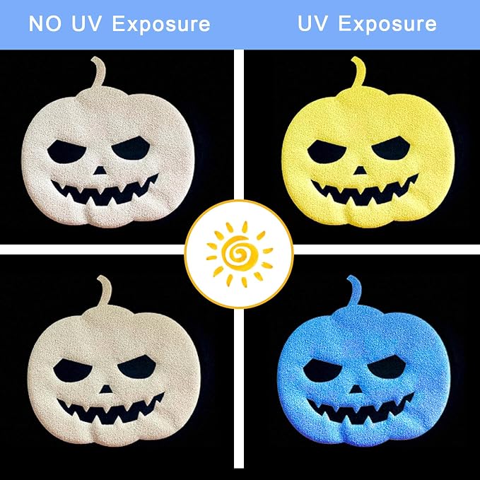 Color Changing Puff Vinyl Heat Transfer 3D Foaming Vinyl-6 Sheets 12''x 10''