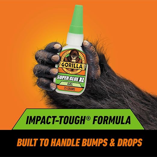 Gorilla Super Glue Gel XL, No‑Drip Control