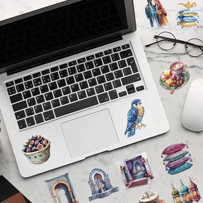 50 PCS PET Middle Eastern Style Stickers