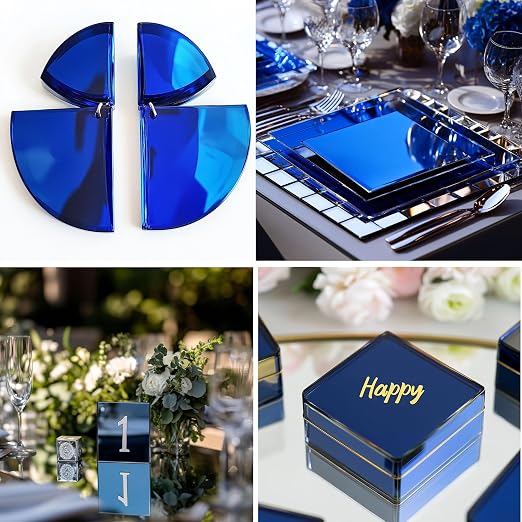 12x16 Inches Blue Mirror Acrylic Sheet – 2 Pcs Reflective Acrylic Panel