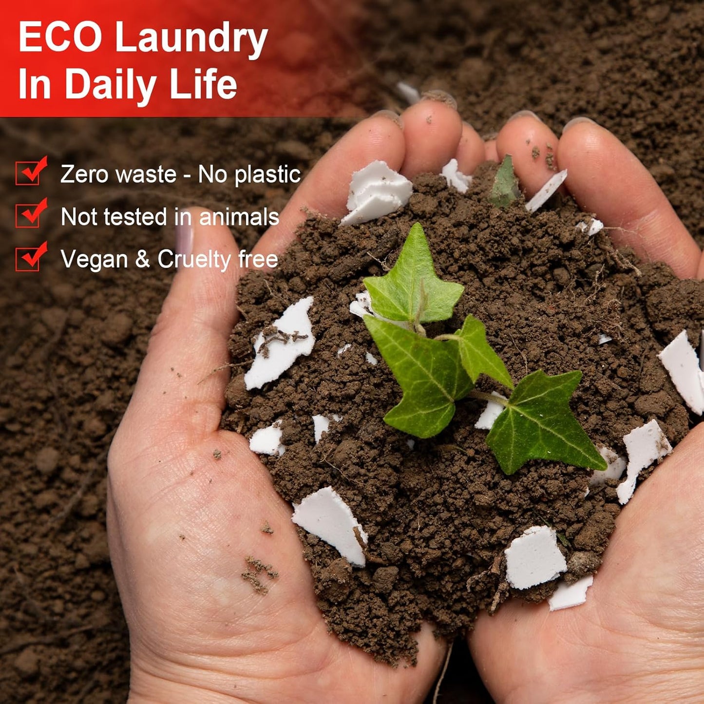 Laundry Detergent Sheets - Up To 128 Loads, Hypoallergenic, Eco-Friendly Peach Scent, Biodegradable, Plastic Free, Liquidless Laundry Sheets Suitable for Sensitive Skin