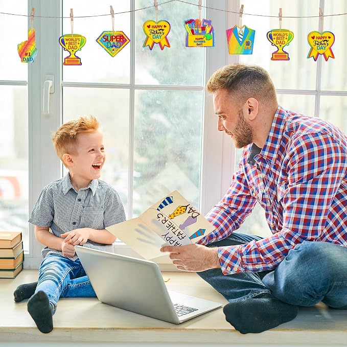 36PCS Wooden Father's Day Crafts