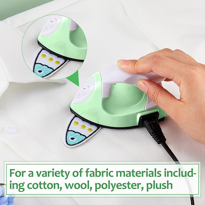 Honoson Mini Craft Iron Mini Heat Press Small Iron 3.93 x 2.36 x 2.76 in
