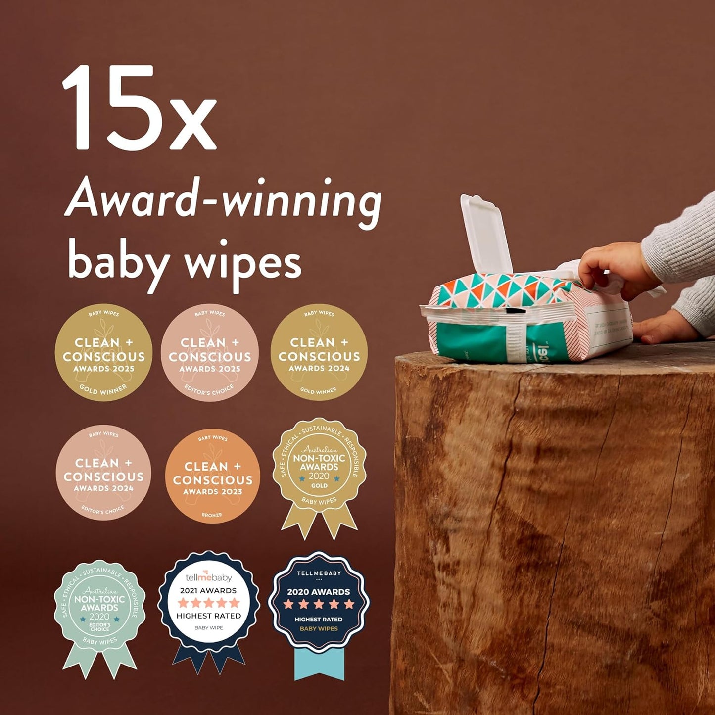 JOONYA Unscented Baby Wipes — Plant-Based, Fragrance-Free Diaper Wipes | Hypoallergenic, Non-Toxic, Compostable & Biodegradable Wet Wipes for Sensitive Newborn Skin | 1 Pack of 80 Wipes