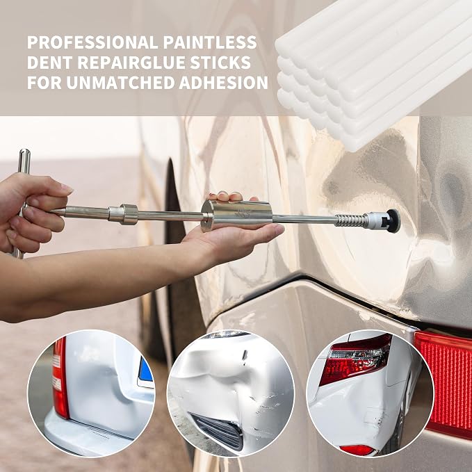 52 Pcs Paintless Dent Repair Glue Sticks Hot Glue Sticks, Premium-Quality