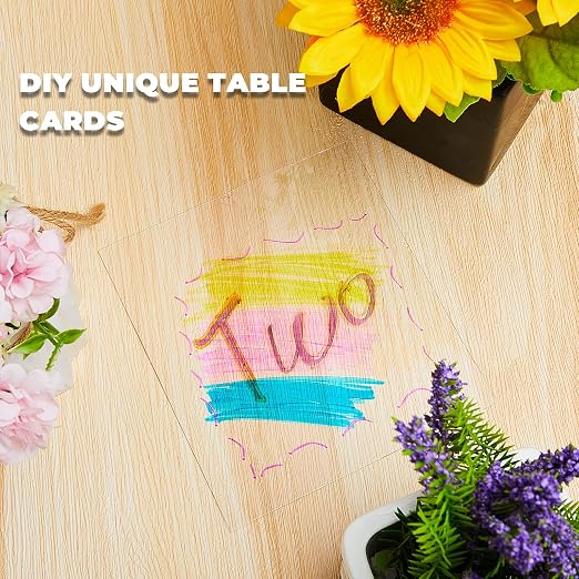 Zonon 5 Pcs Polycarbonate Clear Plastic Sheets