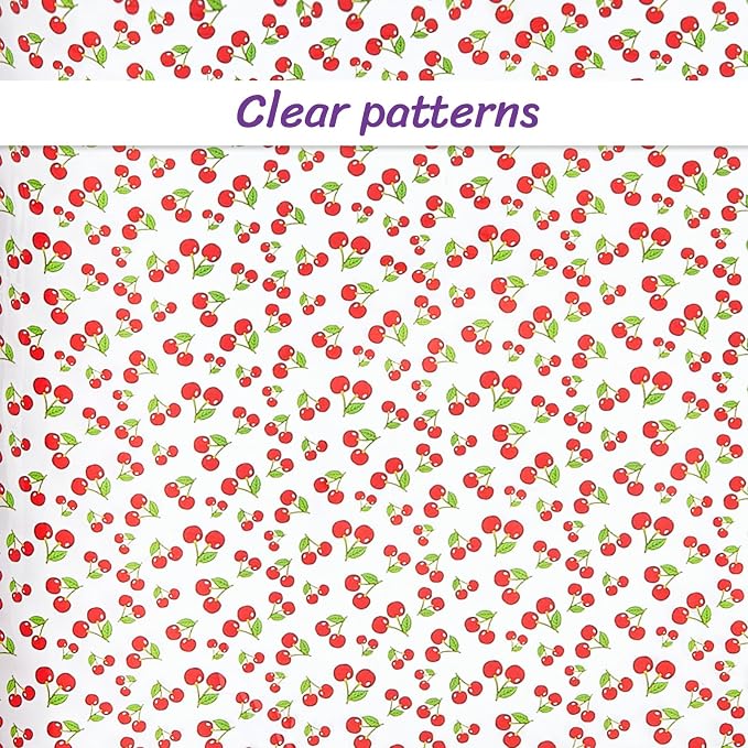 Printed TPU Jelly Faux Leather Fabric, 47.2 x 11.8 Inch Transparent Clear Jelly