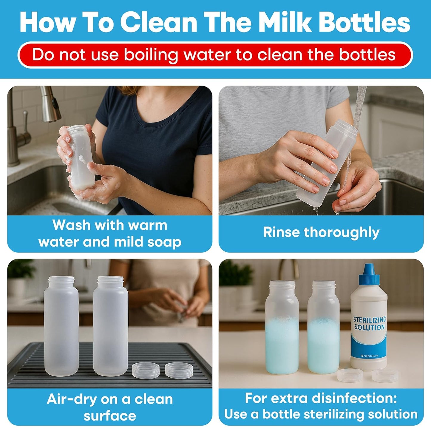 Portable Breast Milk Cooler Bottle: 30H Cooling Time, 2 x 150ml/5Oz, Durable BPA-Free Breastmilk Storage Bottles, Breastmilk Cooler, Travel Breastfeeding Milk Chiller for Baby