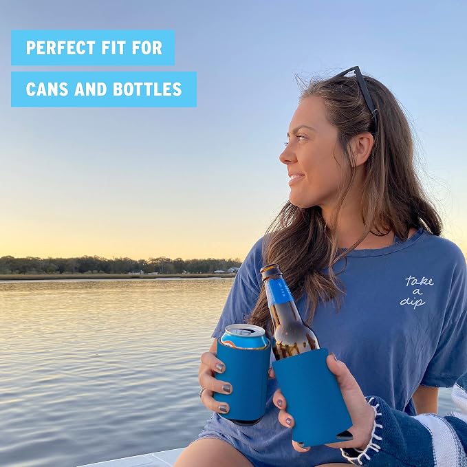 Blank Beer Can Coolers Sleeves Soft Insulated Beer Can Cooler Sleeves