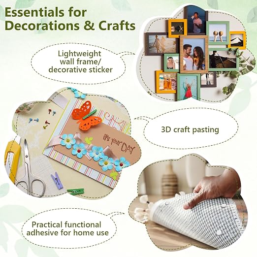 400 PCS 2mm Double Sided Foam Dots