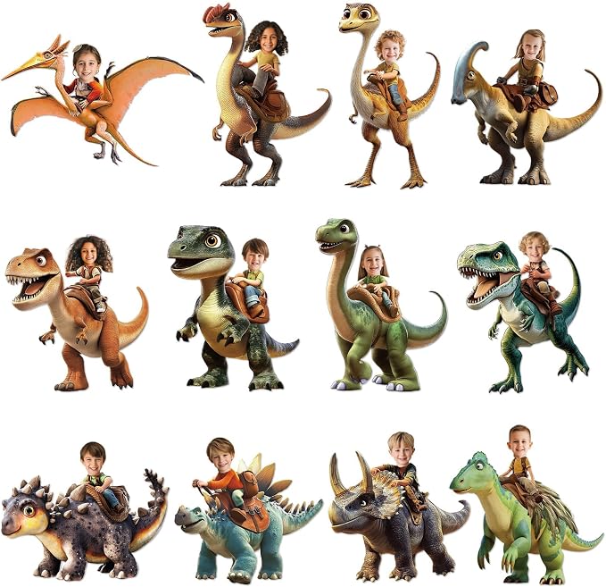 48 Set Dinosaur Classroom Decorations Cutouts