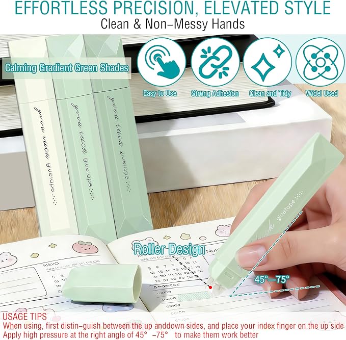 4Pack Double Sided Tape Pen, Scrapbook Supplies, Scrapbooking Double Sided Tape
