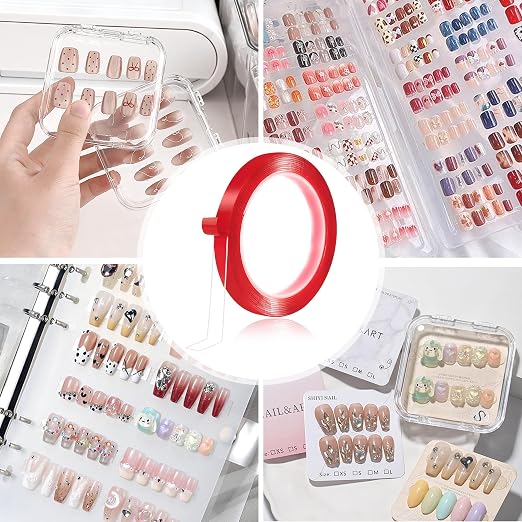 Double Sided Tape for Nails Double Tape for Nail Salon Supplies | 6 Rolls