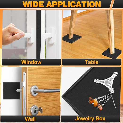 MYFAMIREA 8 PCS Adhesive Foam Padding Sheets Closed Cell Self Adhesive Sticky